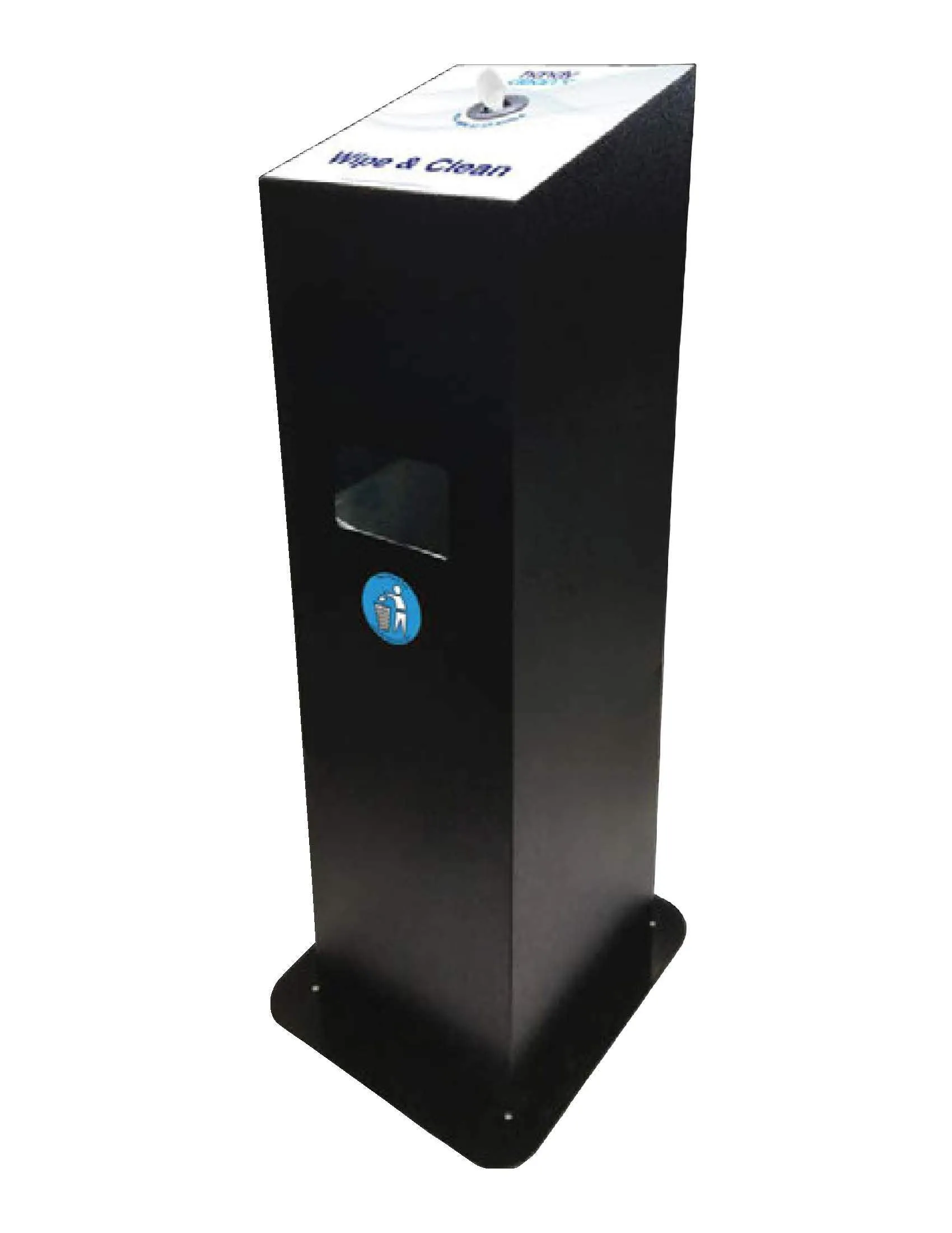Diamond Wipes Wipe Dispenser Floor Stand- Baseplate, Trash Can Included