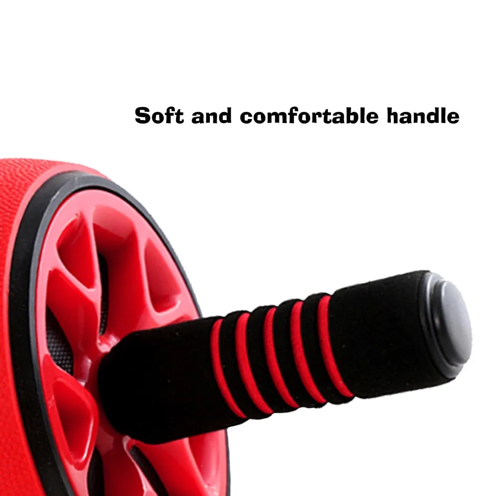 DMAR Silent TPR Abdominal Wheel Roller Trainer Fitness Equipment Gym Home Exercise Body Building Ab roller Belly Core Trainer