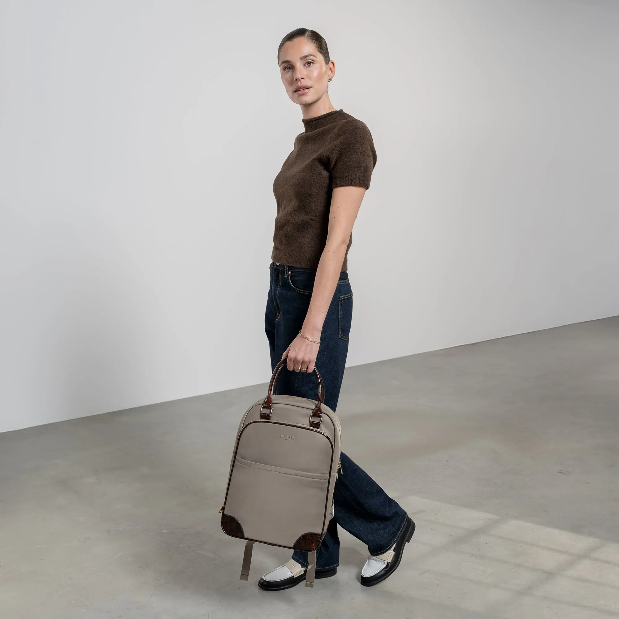 Du Louvre Cher taupe backpack