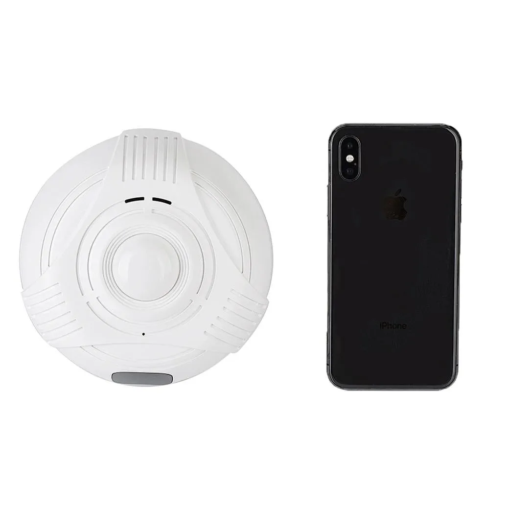 Dummy Smoke Detector Wi-Fi Camera TUYA App Live Stream Recorder Motion Alert