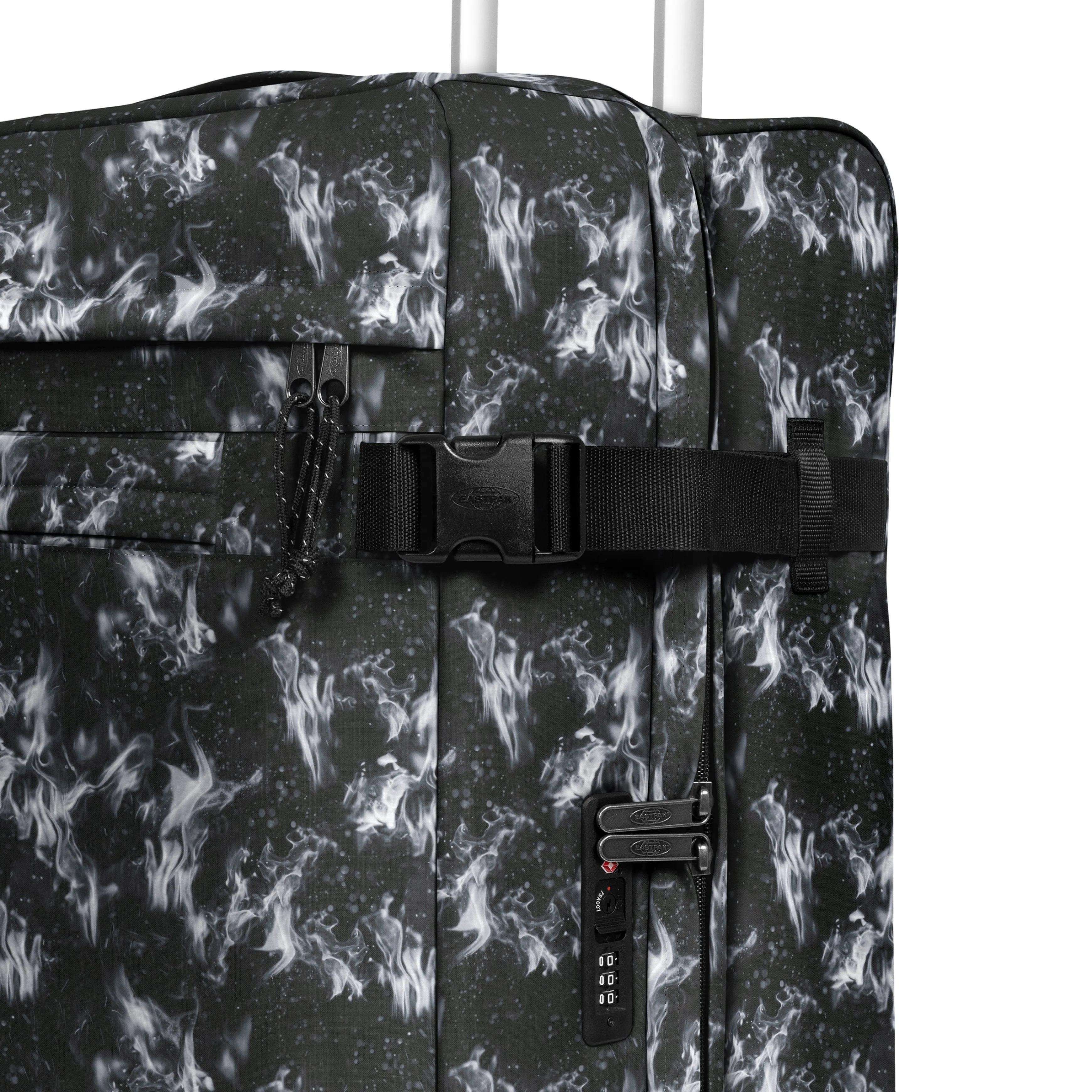 Eastpak Transit'R 4 M Flame Dark Four-Wheeled Medium Soft Luggage - EK0A5BFJ7J31