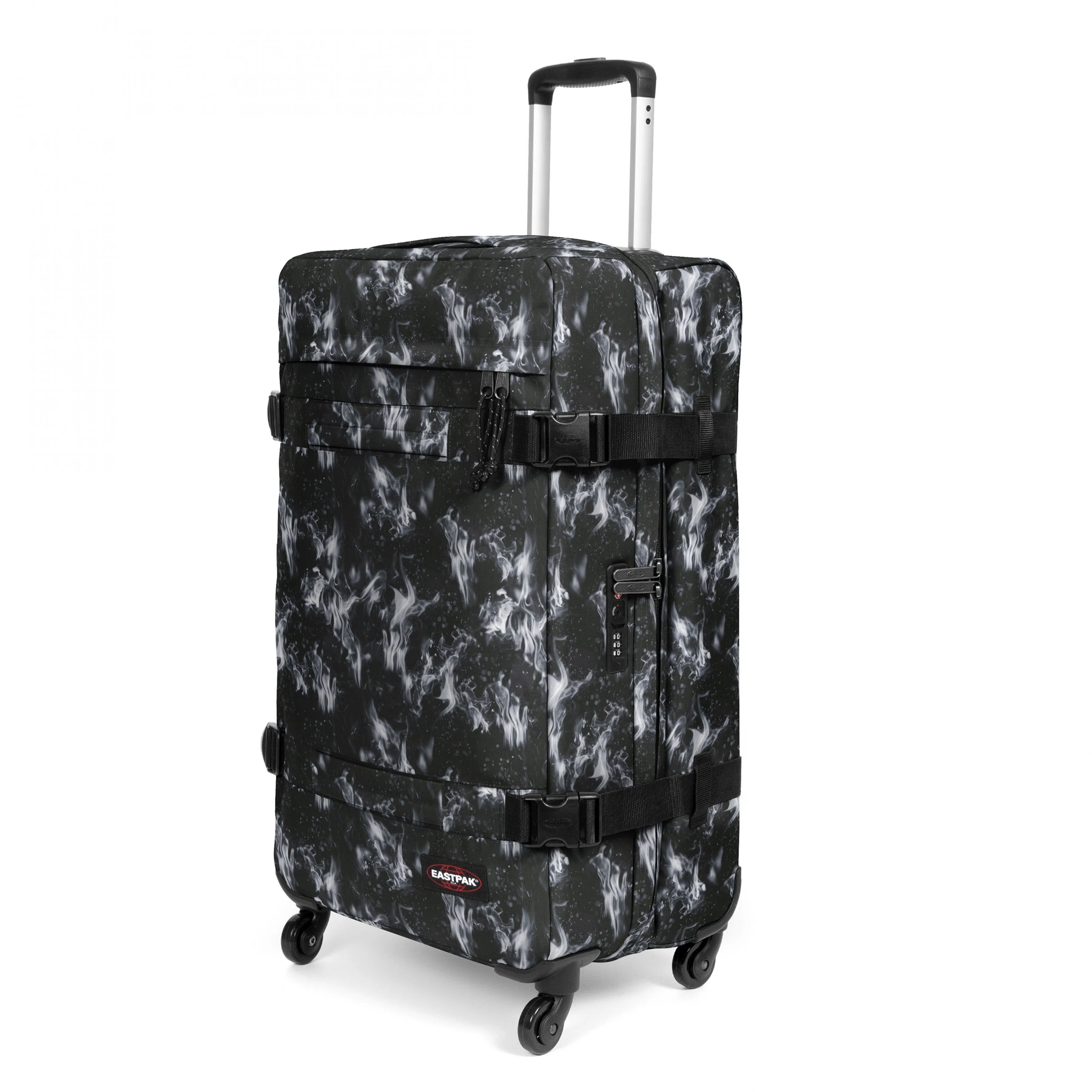 Eastpak Transit'R 4 M Flame Dark Four-Wheeled Medium Soft Luggage - EK0A5BFJ7J31