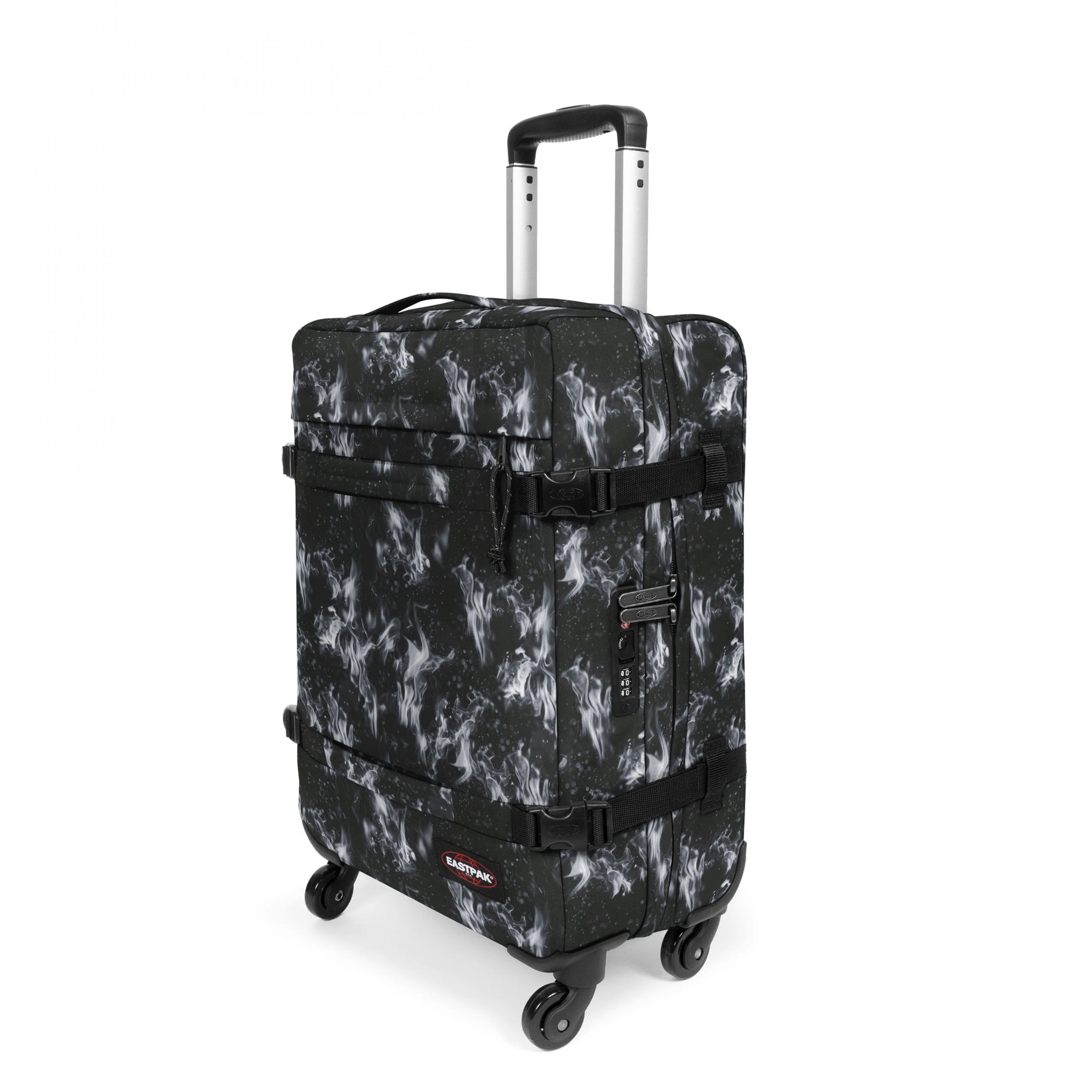 Eastpak Transit'R 4 S Flame Dark Four-Wheeled Carry On Luggage - EK0A5BFI7J31