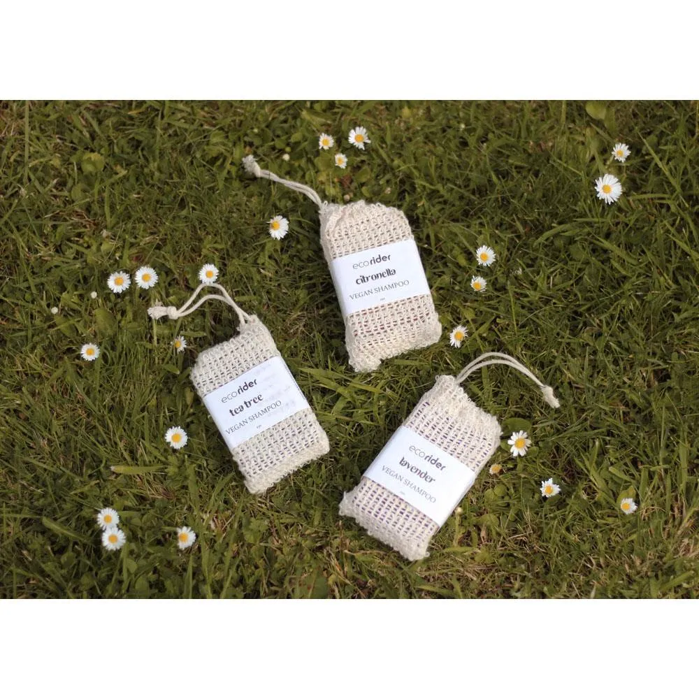 Eco-Friendly Horse Shampoo Bar with Sisal Holder - Plastic-Free, 100% Vegan