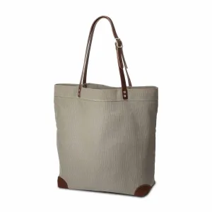 Einkaufstasche Segeltuch – Beige-Olive