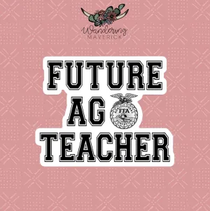 Emblem Future Ag Teacher Sticker