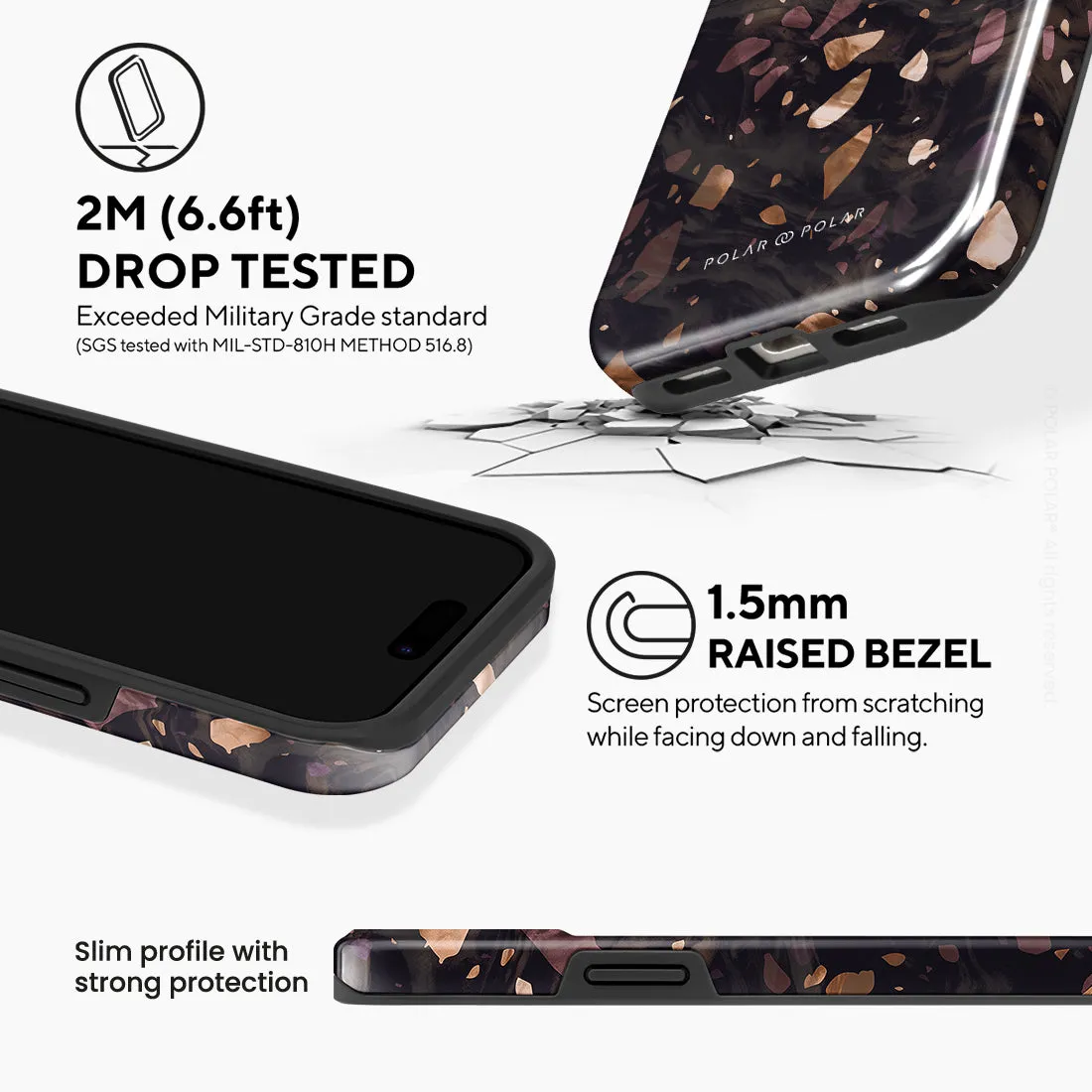 Eminence Terrazzo Gem Custom - iPhone 15 Case