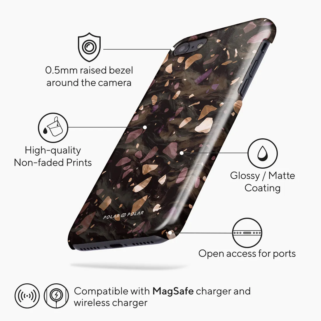 Eminence Terrazzo Gem Custom - iPhone SE3 / SE2 / 8 / 7 Case