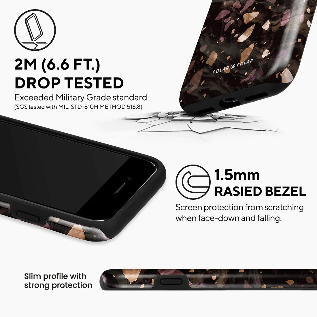 Eminence Terrazzo Gem Custom - iPhone SE3 / SE2 / 8 / 7 Case