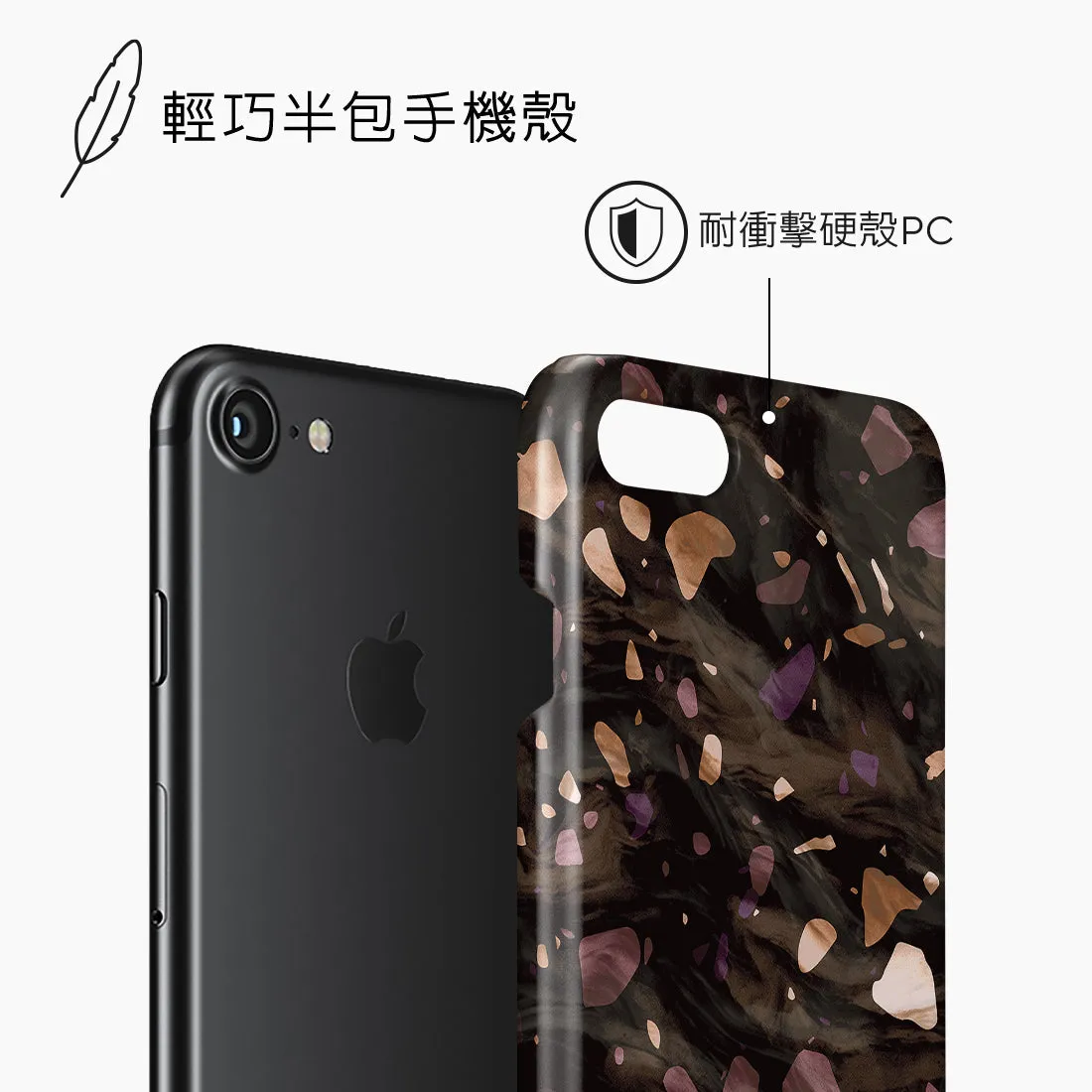 Eminence Terrazzo Gem Custom - iPhone SE3 / SE2 / 8 / 7 Case