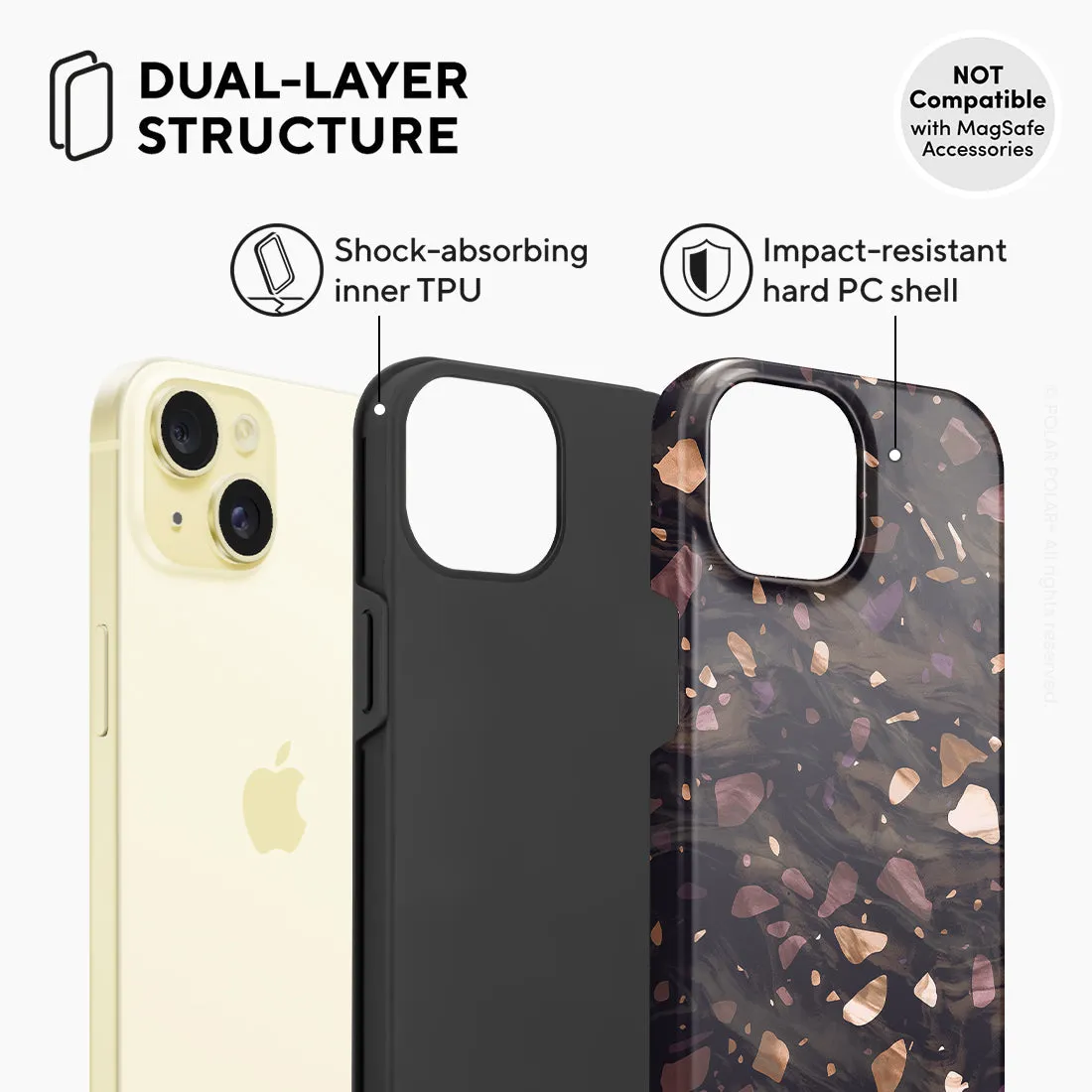 Eminence Terrazzo Gem - iPhone 15 Case
