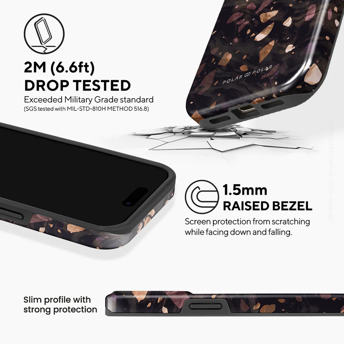 Eminence Terrazzo Gem - iPhone 15 Pro Case