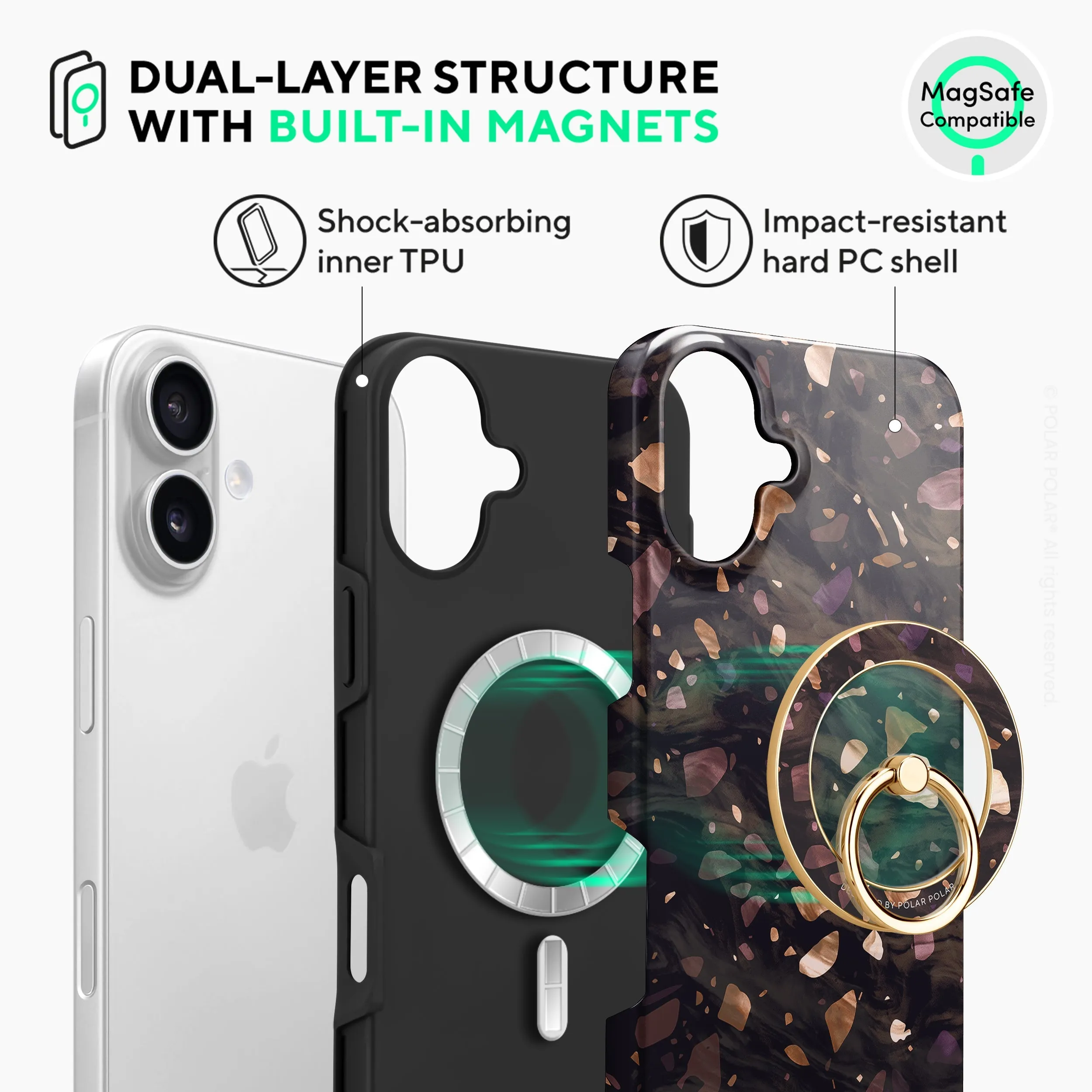 Eminence Terrazzo Gem - iPhone 16 Plus Case