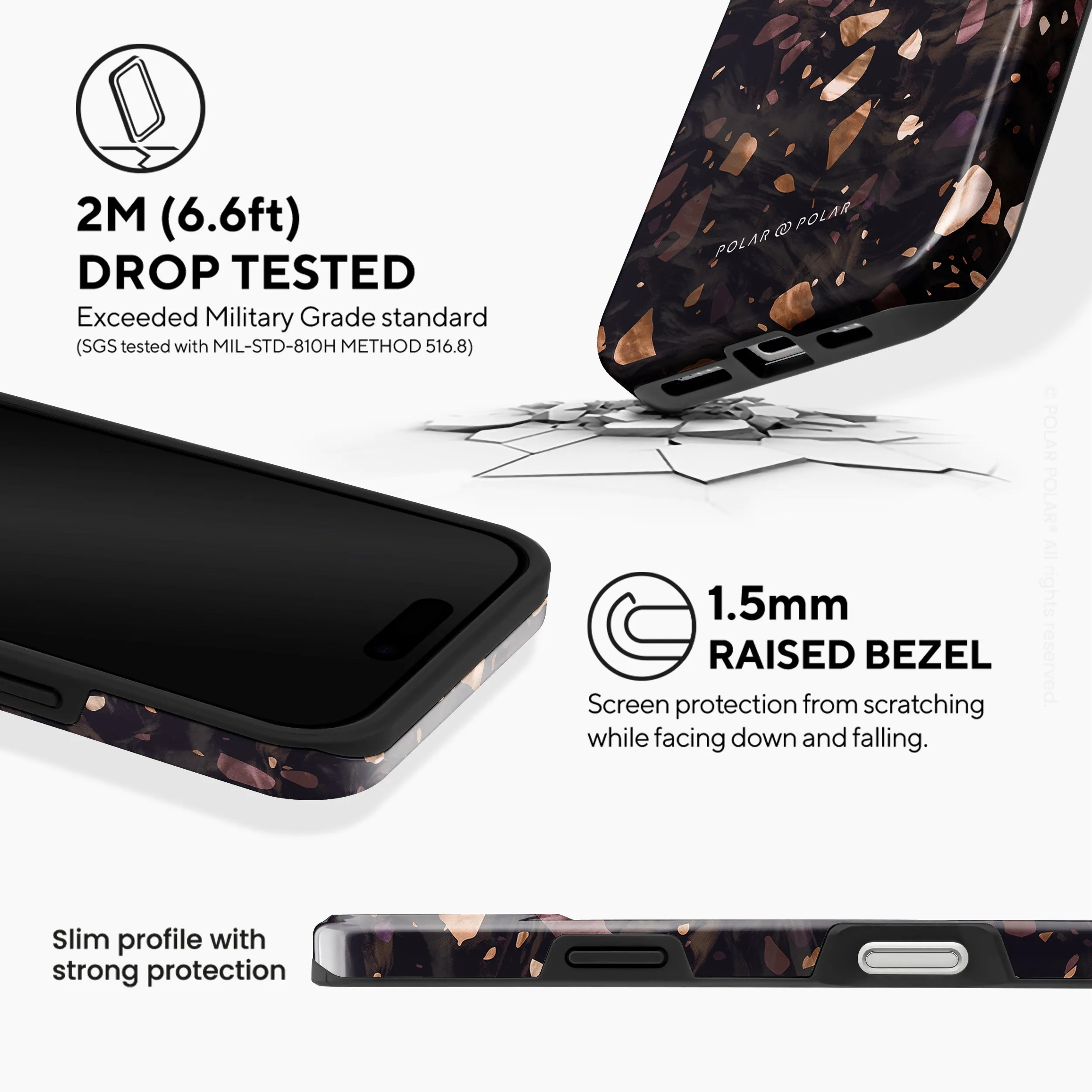 Eminence Terrazzo Gem - iPhone 16 Plus Case