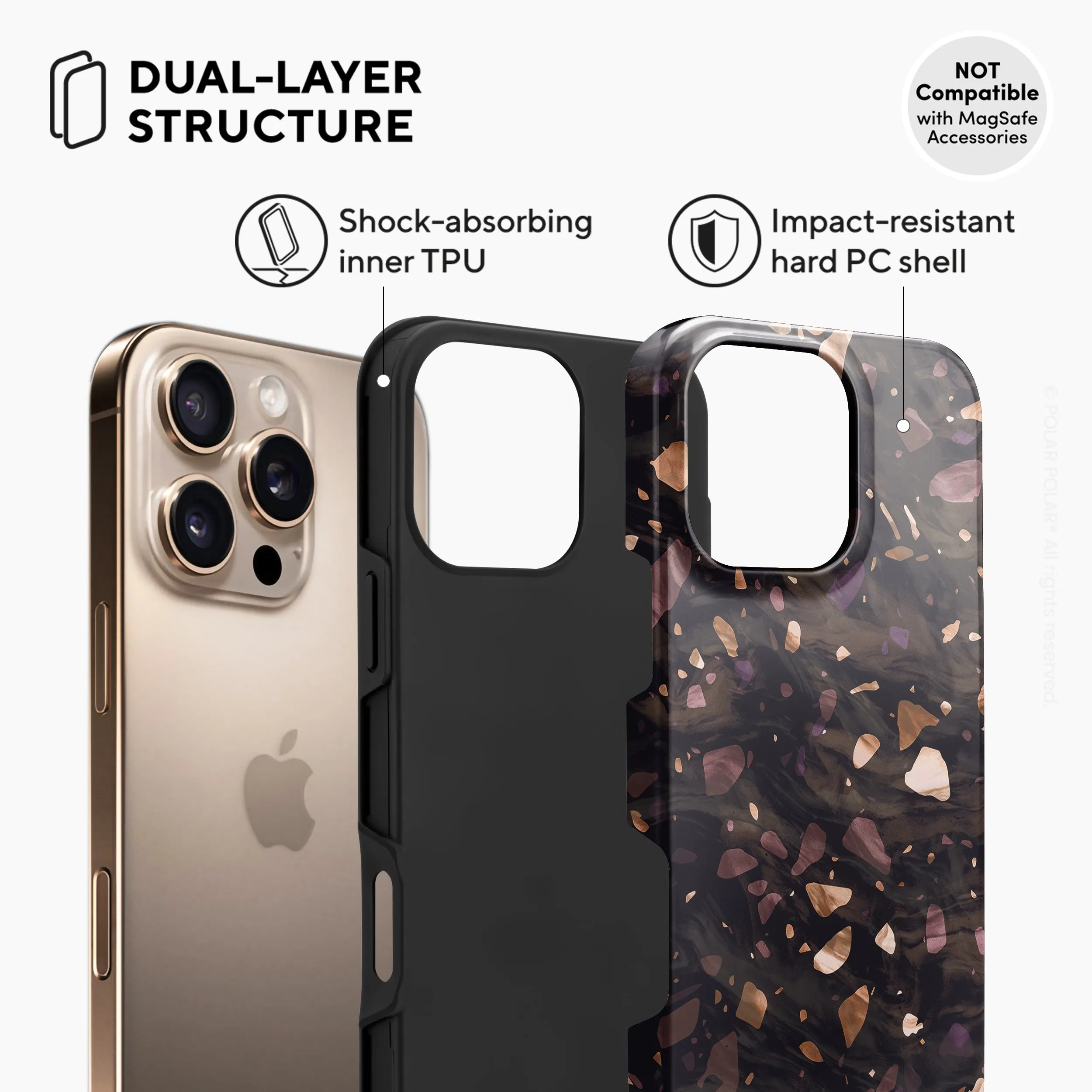 Eminence Terrazzo Gem - iPhone 16 Pro Max Case