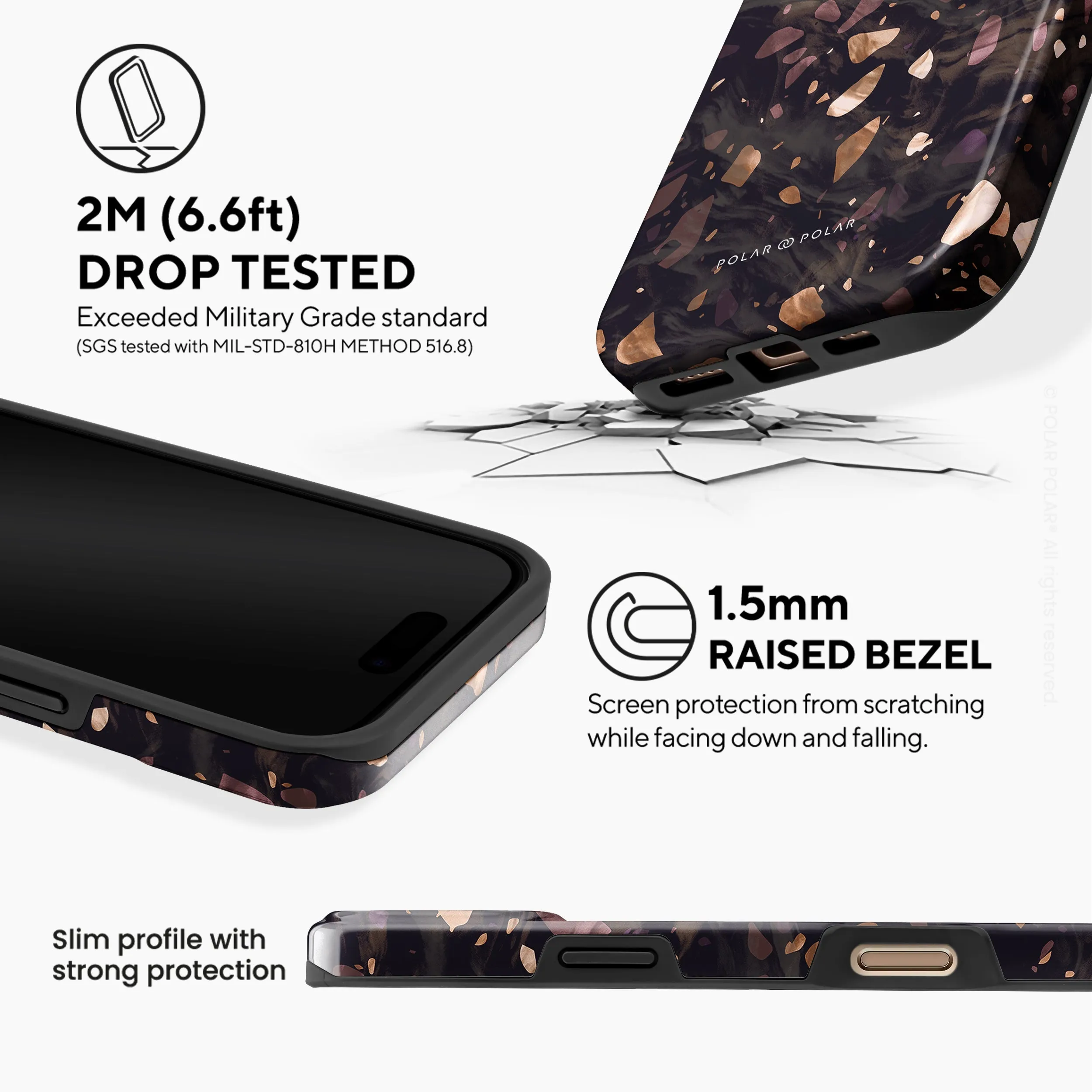 Eminence Terrazzo Gem - iPhone 16 Pro Max Case