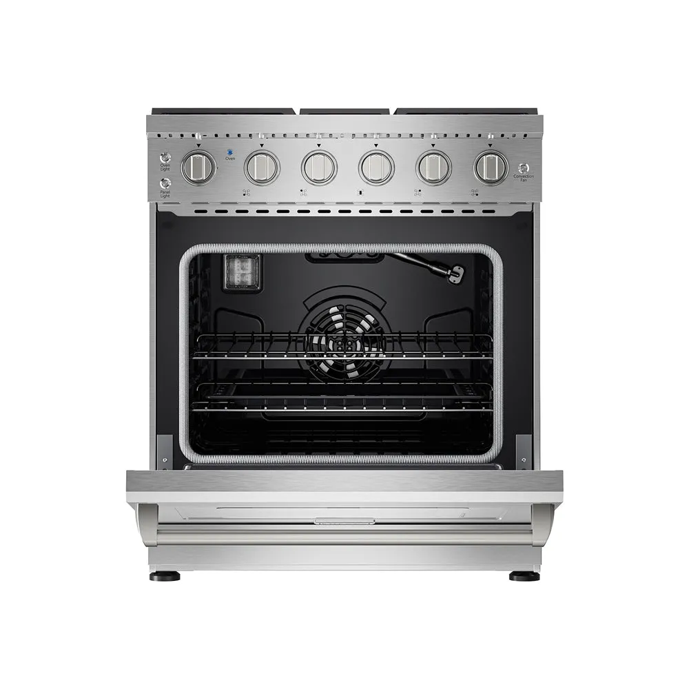 Empava 30 Inch Pro-Style Slide-in Single Oven Gas Range