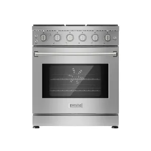 Empava 30 Inch Pro-Style Slide-in Single Oven Gas Range