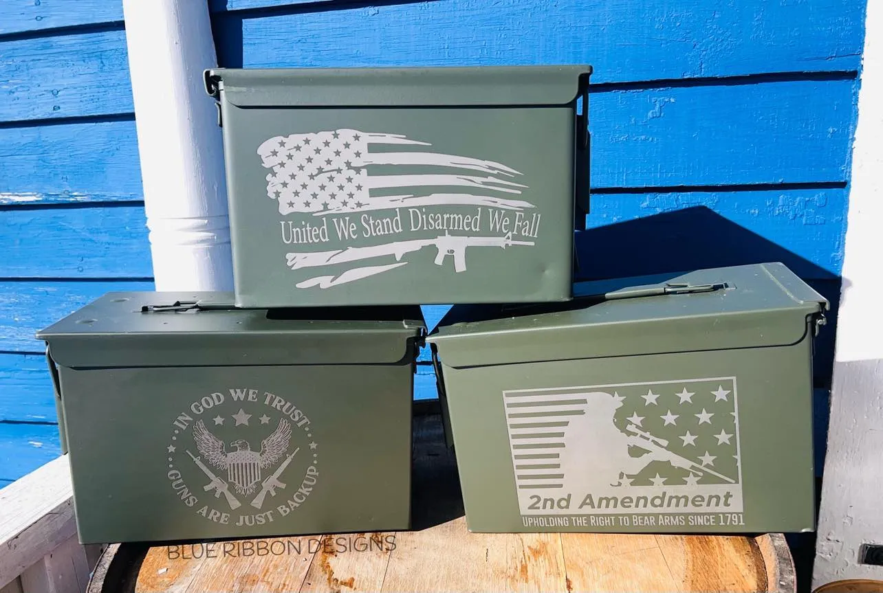 Engraved 50 Cal Ammo Can
