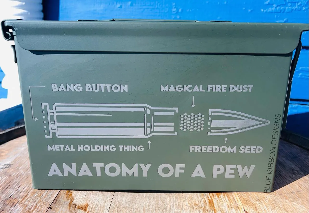 Engraved 50 Cal Ammo Can