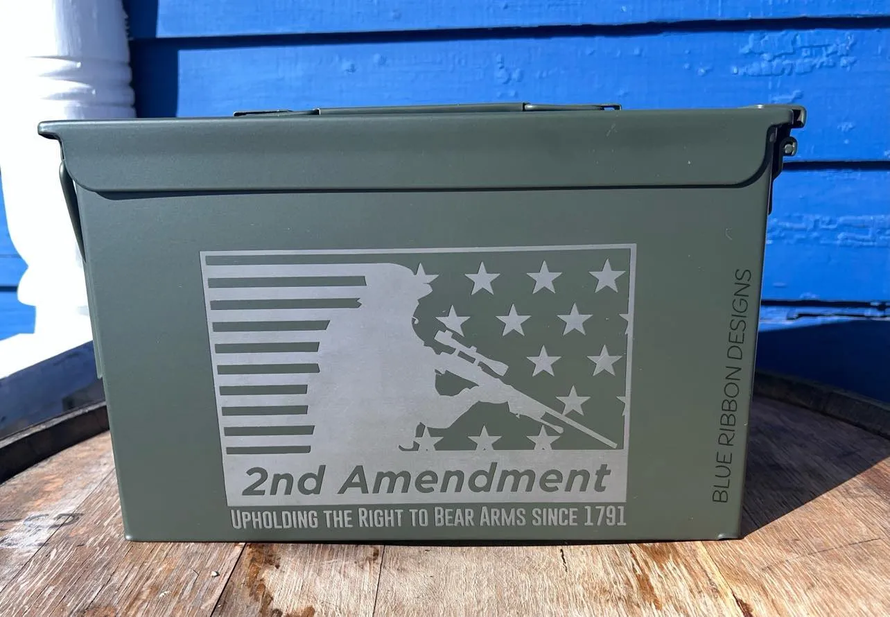 Engraved 50 Cal Ammo Can