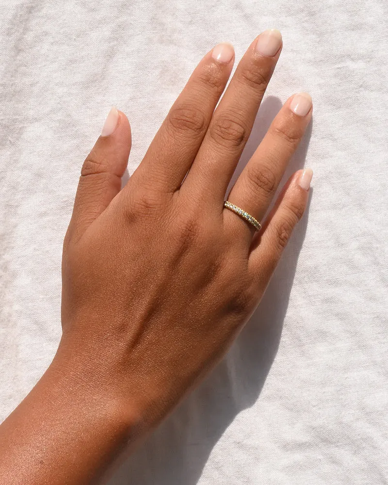 Eternity Band – Champagne Diamonds