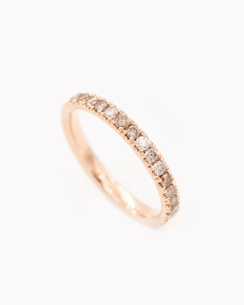 Eternity Band – Champagne Diamonds