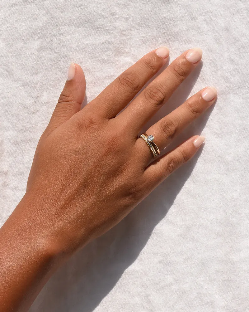 Eternity Band – Champagne Diamonds