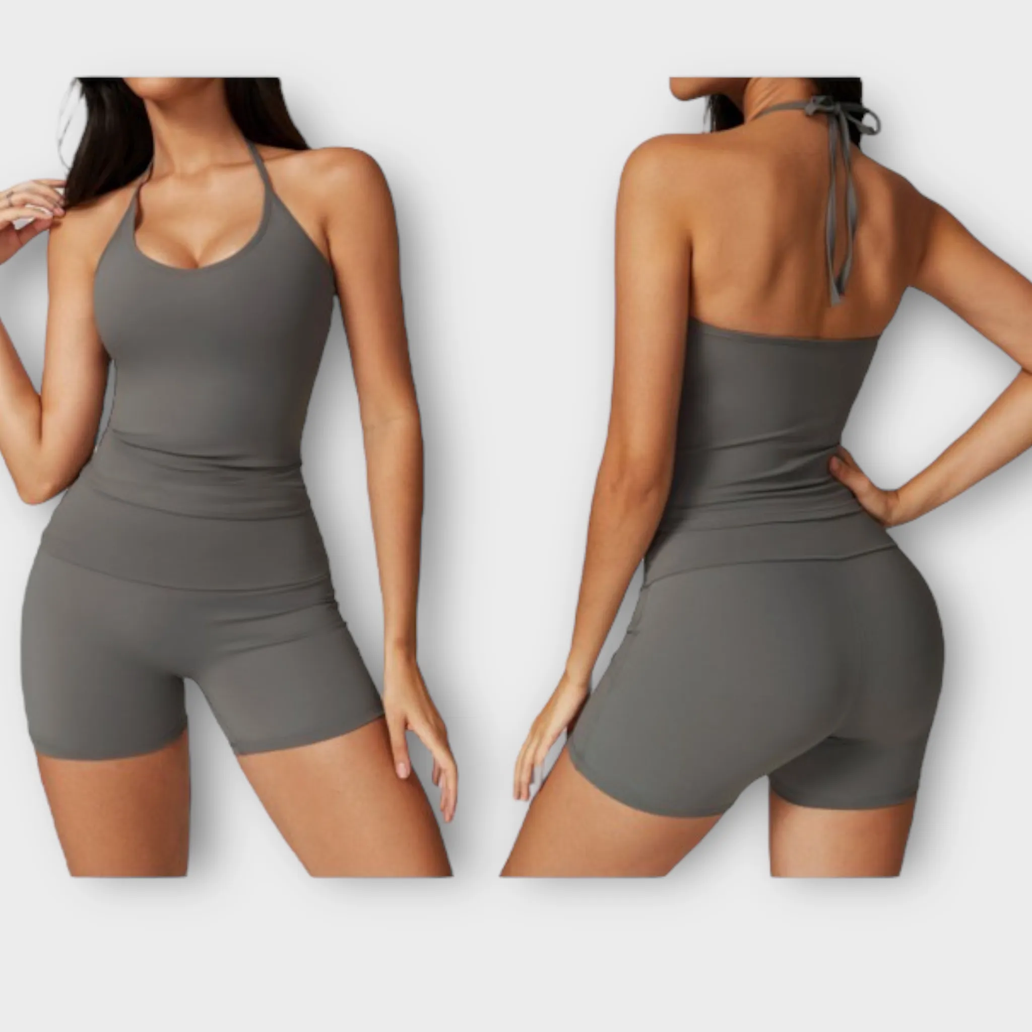 Evolve Gym shorts Set Grey