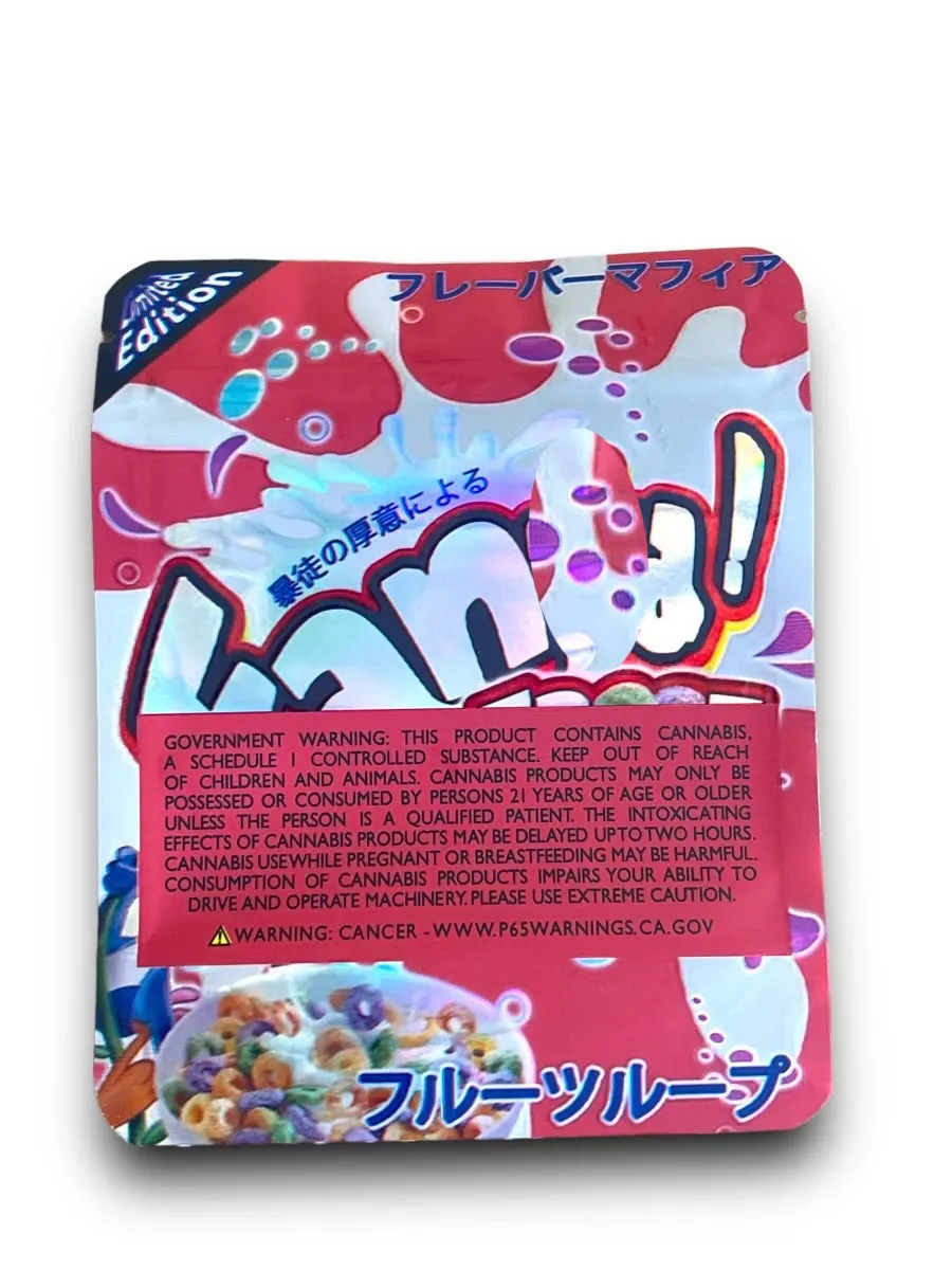 Fan-nta Froo ot Lupz Mylar Bag 3.5 Gram
