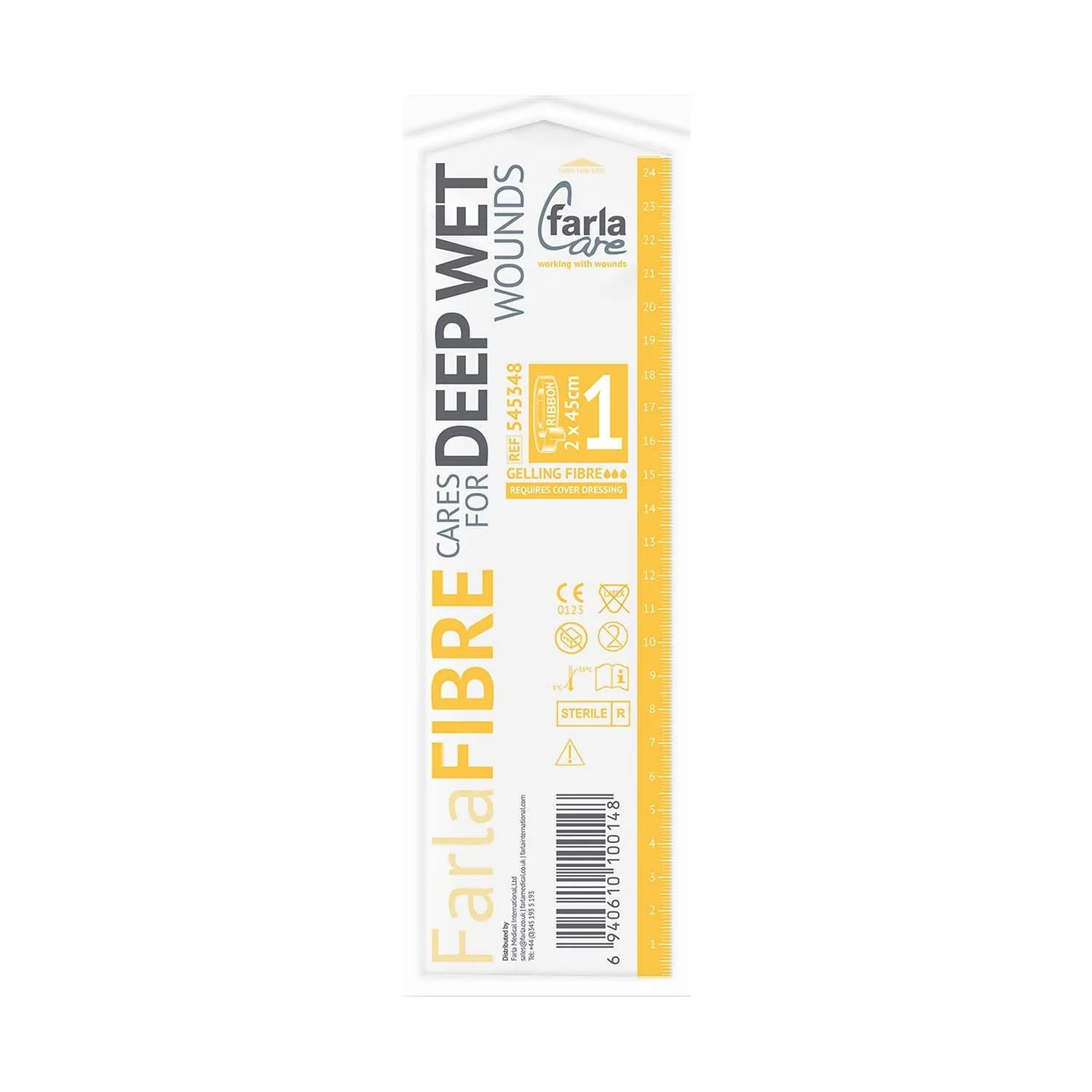 FarlaFIBRE Gelling Fibre | 2 x 45cm | Ribbon | Pack of 5
