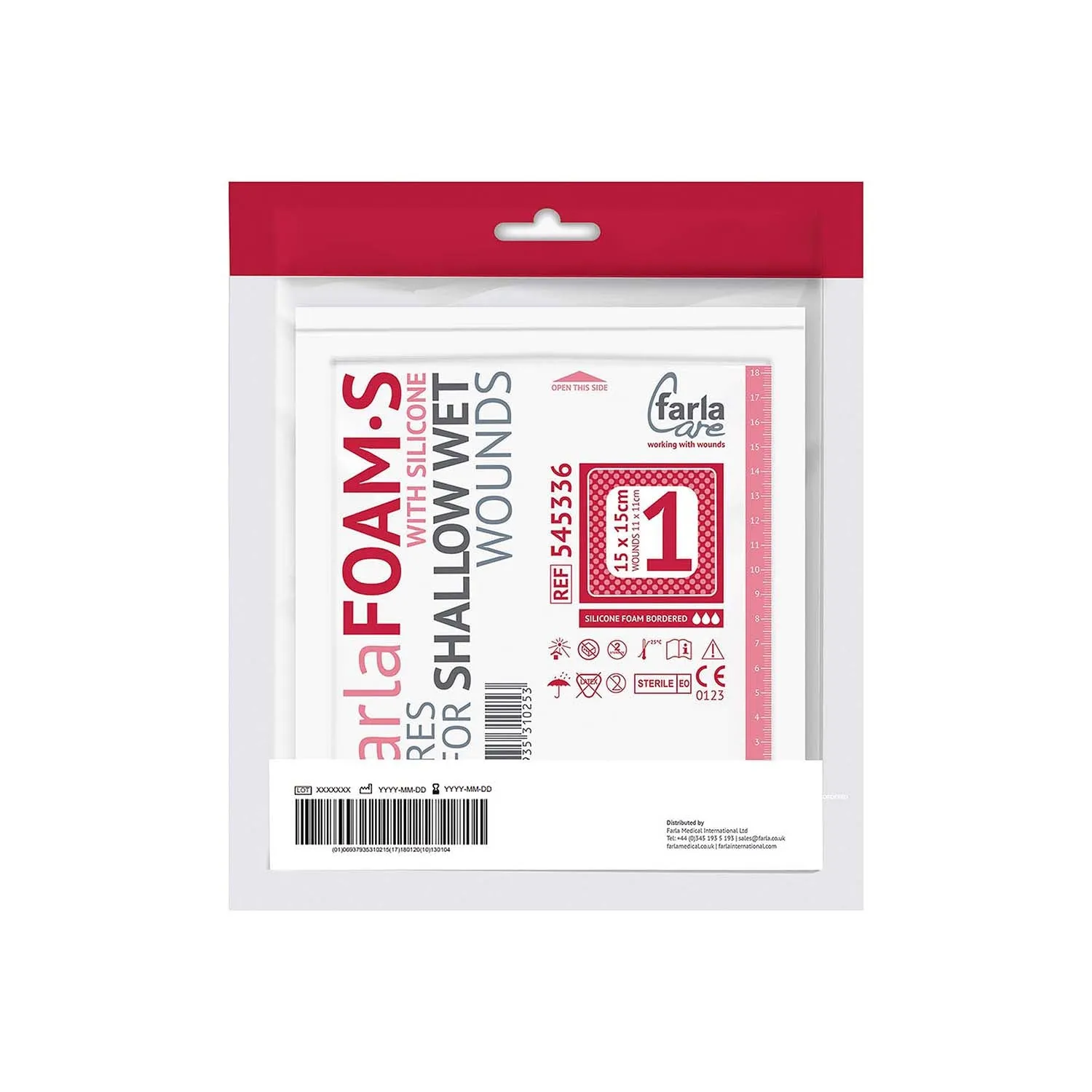 FarlaFOAM S Silicone Foam (Bordered) | 15 x 15cm | Pack of 5