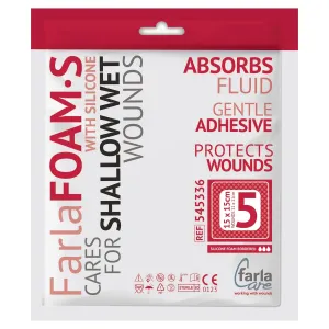 FarlaFOAM S Silicone Foam (Bordered) | 15 x 15cm | Pack of 5