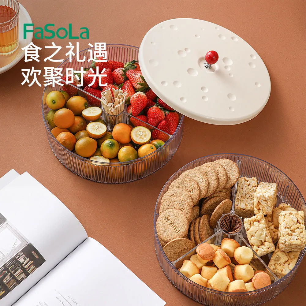 FaSoLa Multi-Compartment Fruit Box - Milky White