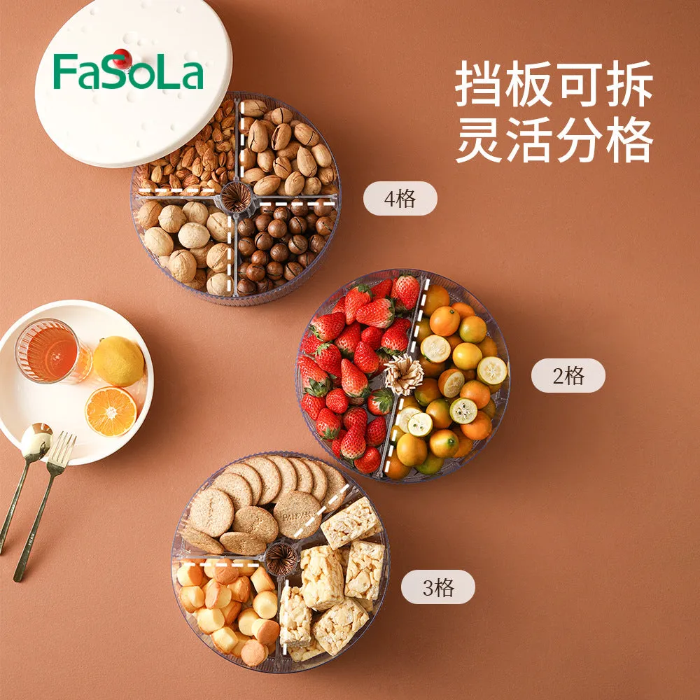 FaSoLa Multi-Compartment Fruit Box - Milky White