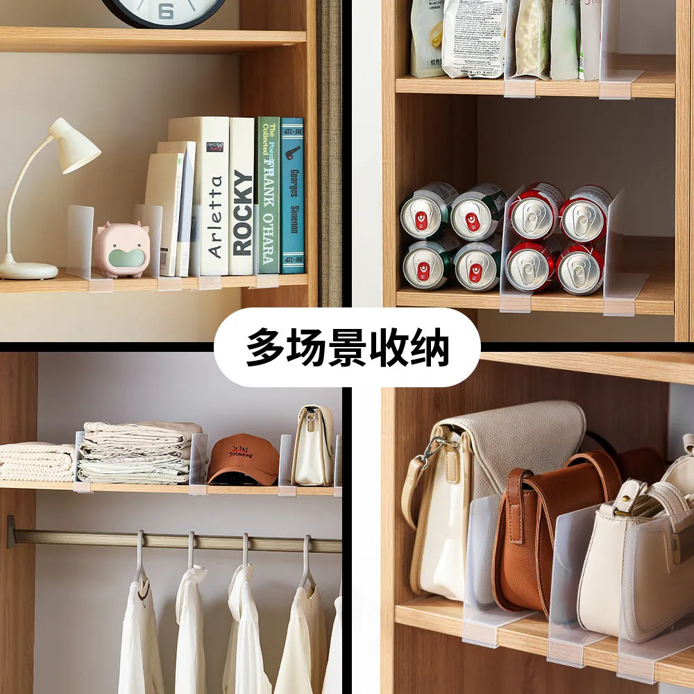 FaSoLa Transparent Closet Dividers - 2 Pieces