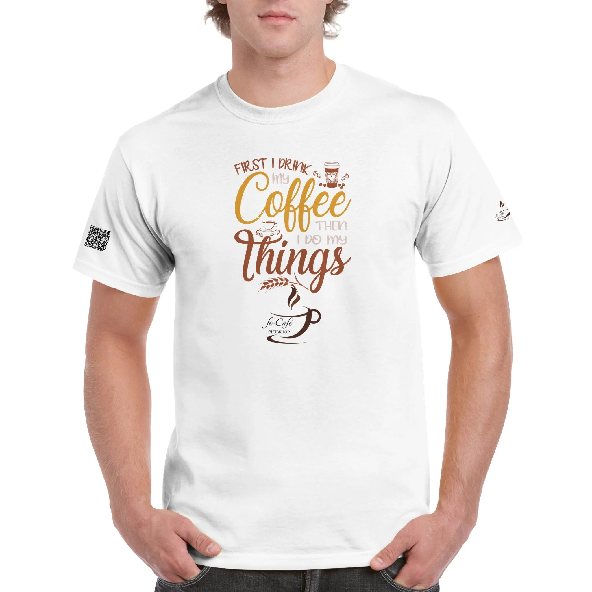 fe-Café customizable Heavyweight Unisex Crewneck T-shirt