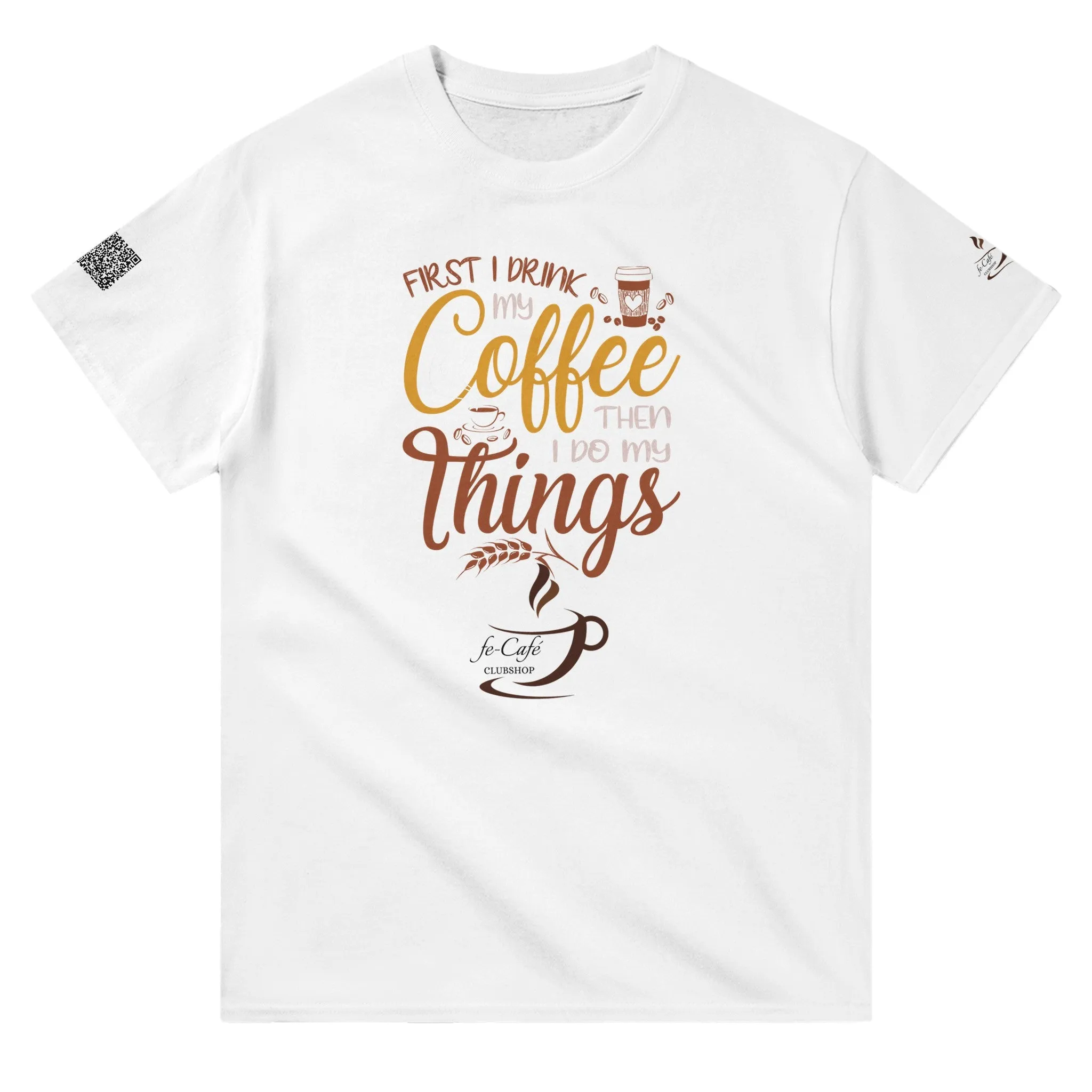 fe-Café customizable Heavyweight Unisex Crewneck T-shirt