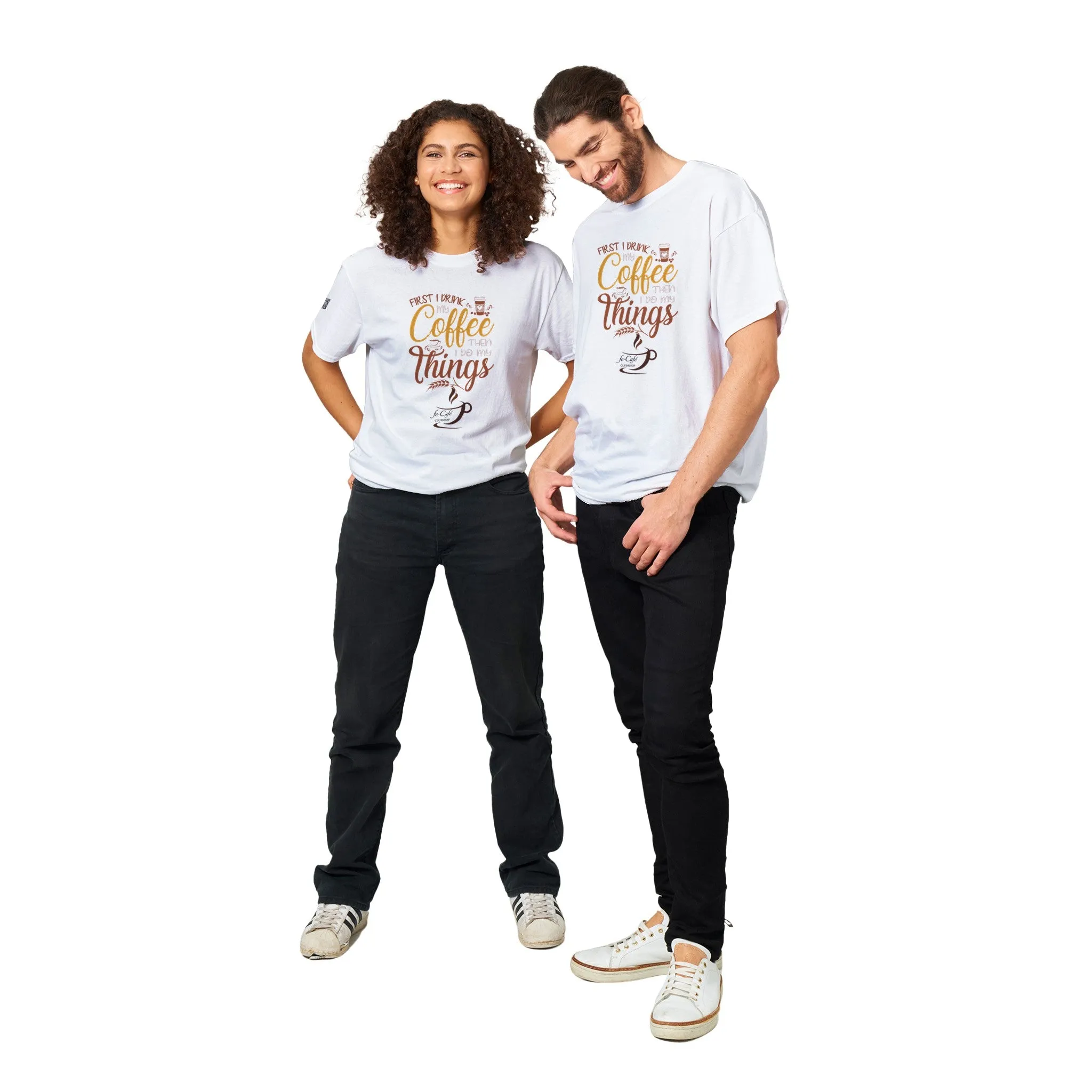 fe-Café customizable Heavyweight Unisex Crewneck T-shirt
