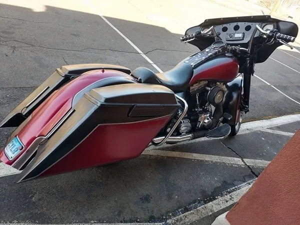 Fiftyfive Stretched Series Bagger Kit for Harley Touring Bikes SKU: RAVETSALE3