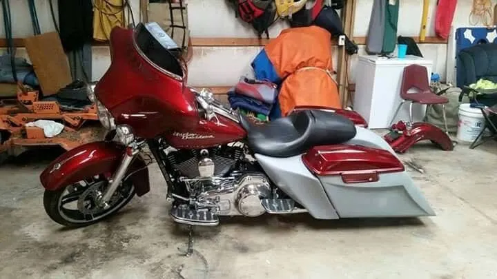 Fiftyfive Stretched Series Bagger Kit for Harley Touring Bikes SKU: RAVETSALE3