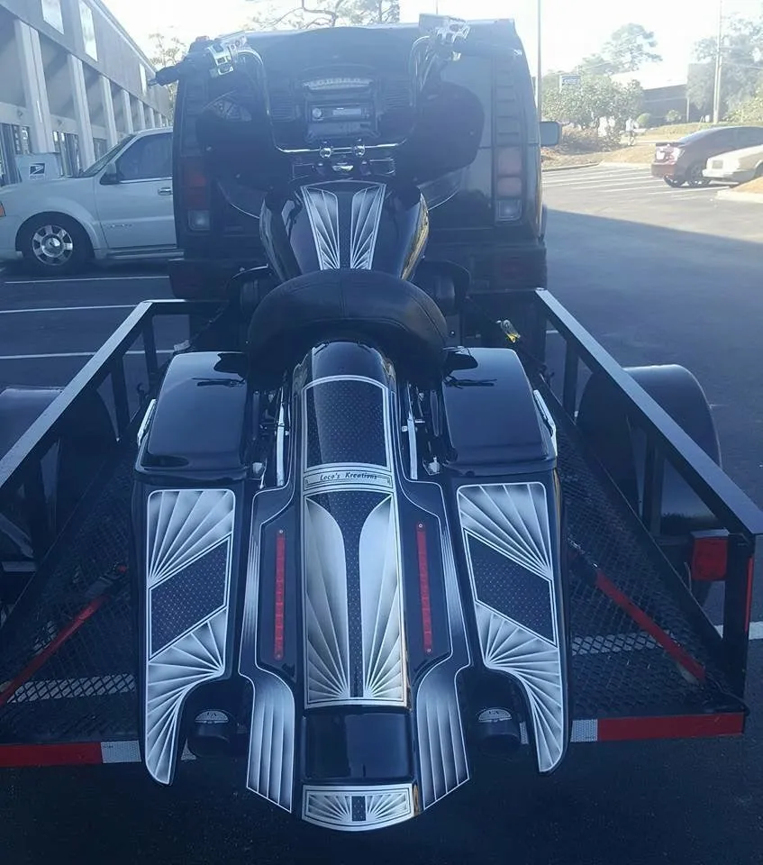 Fiftyfive Stretched Series Bagger Kit for Harley Touring Bikes SKU: RAVETSALE3