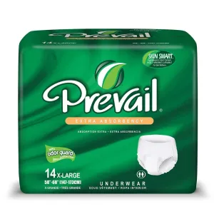 First Quality PV-514 Prevail Protective Underwear Extra Abs, XL 58-68, PK/14