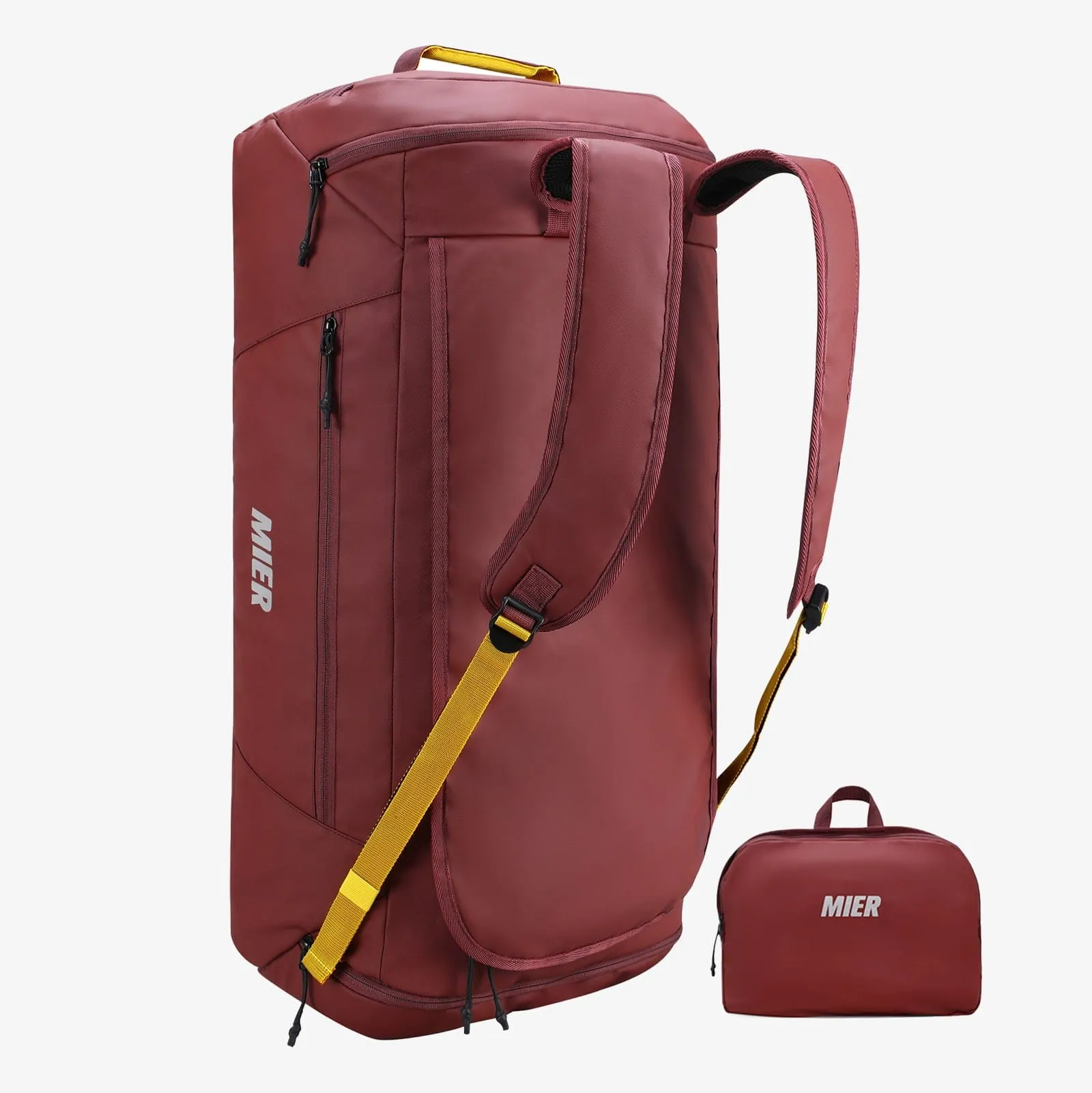 Foldable Travel Duffle Backpack with Compartment, Capacity 60L