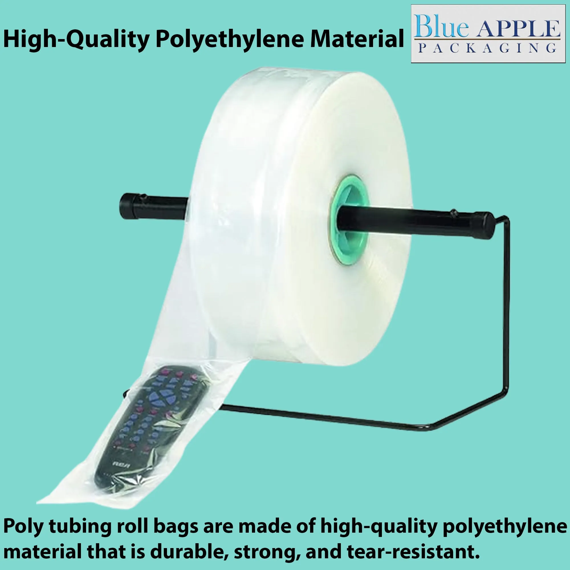 Food Grade Poly Tubing Roll Bags 3Mil 16x1450ft- Impulse Heat Sealer