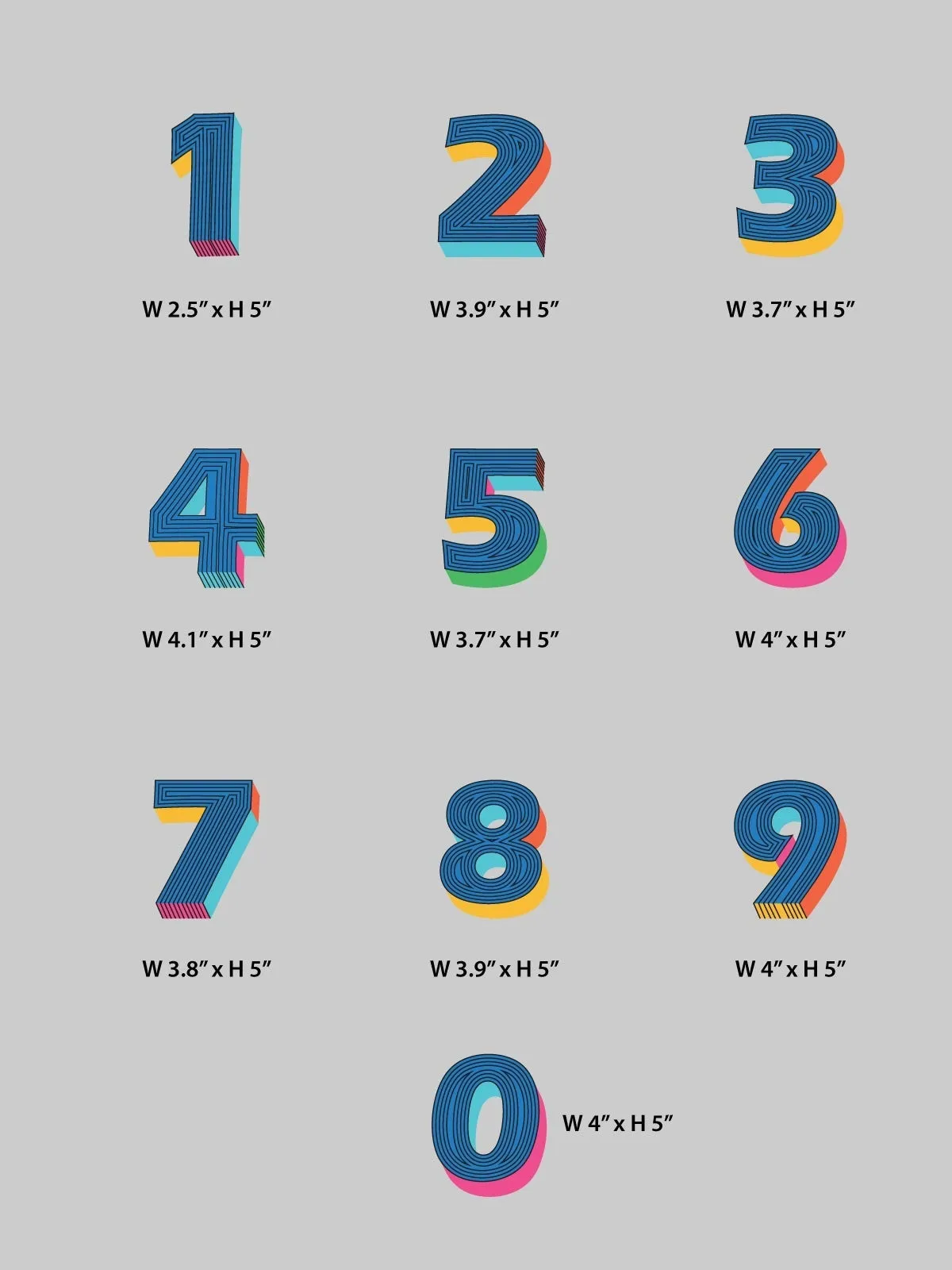 Four Number | Bike/Laptop/Car Sticker