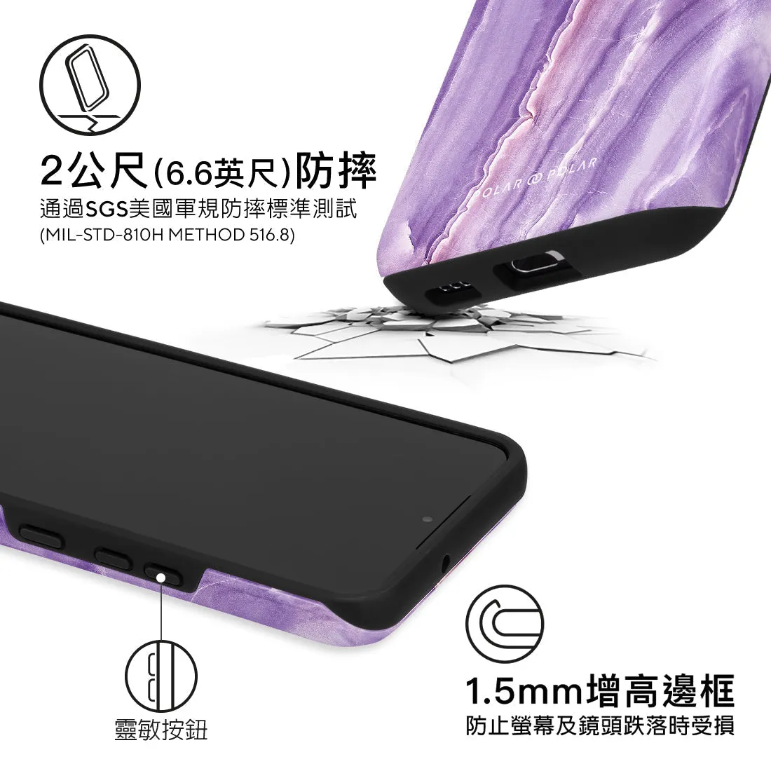 French Violet Custom - Samsung Galaxy S22 5G Case