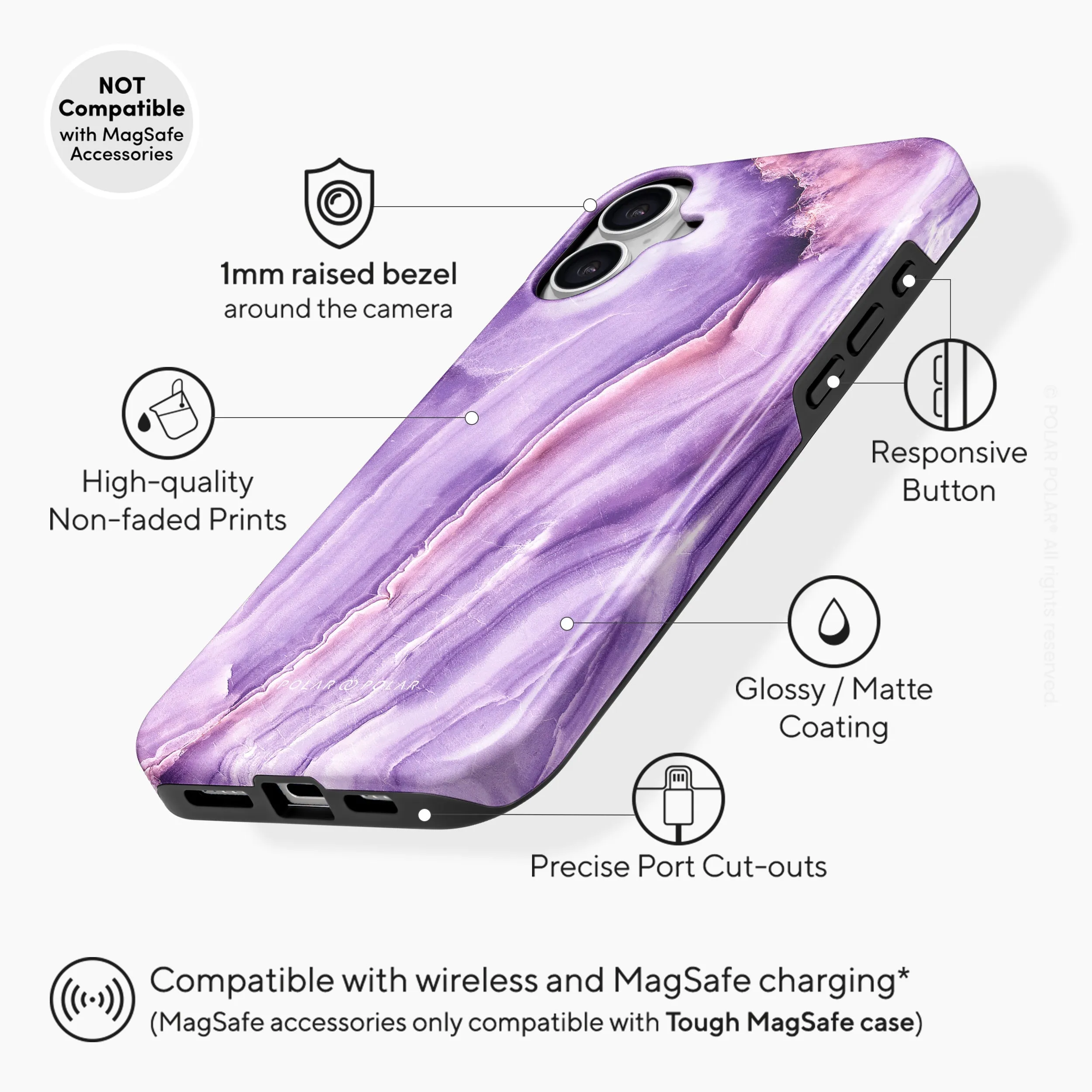 French Violet - iPhone 16 Plus Case