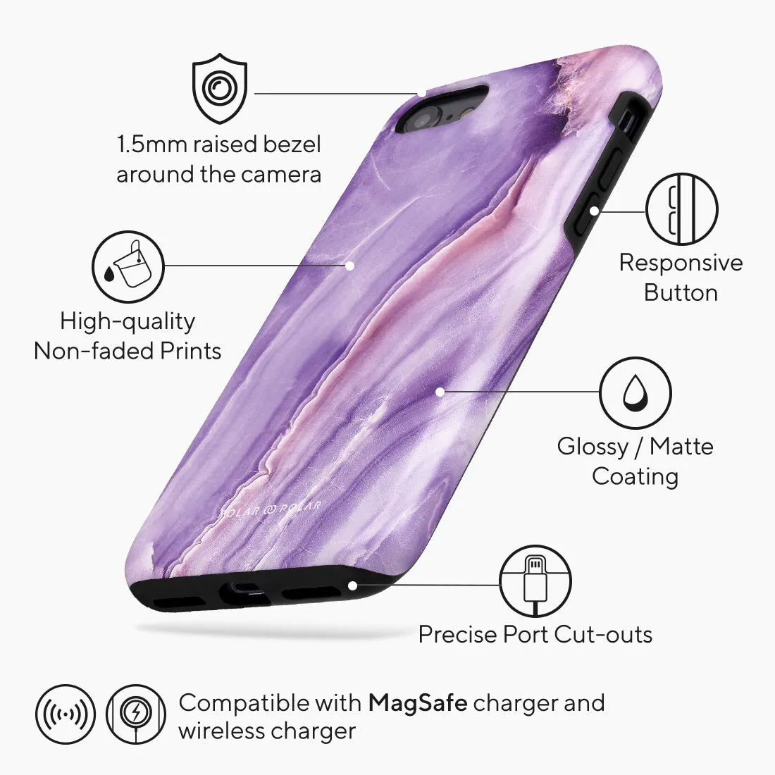 French Violet - iPhone SE3 / SE2 / 8 / 7 Case