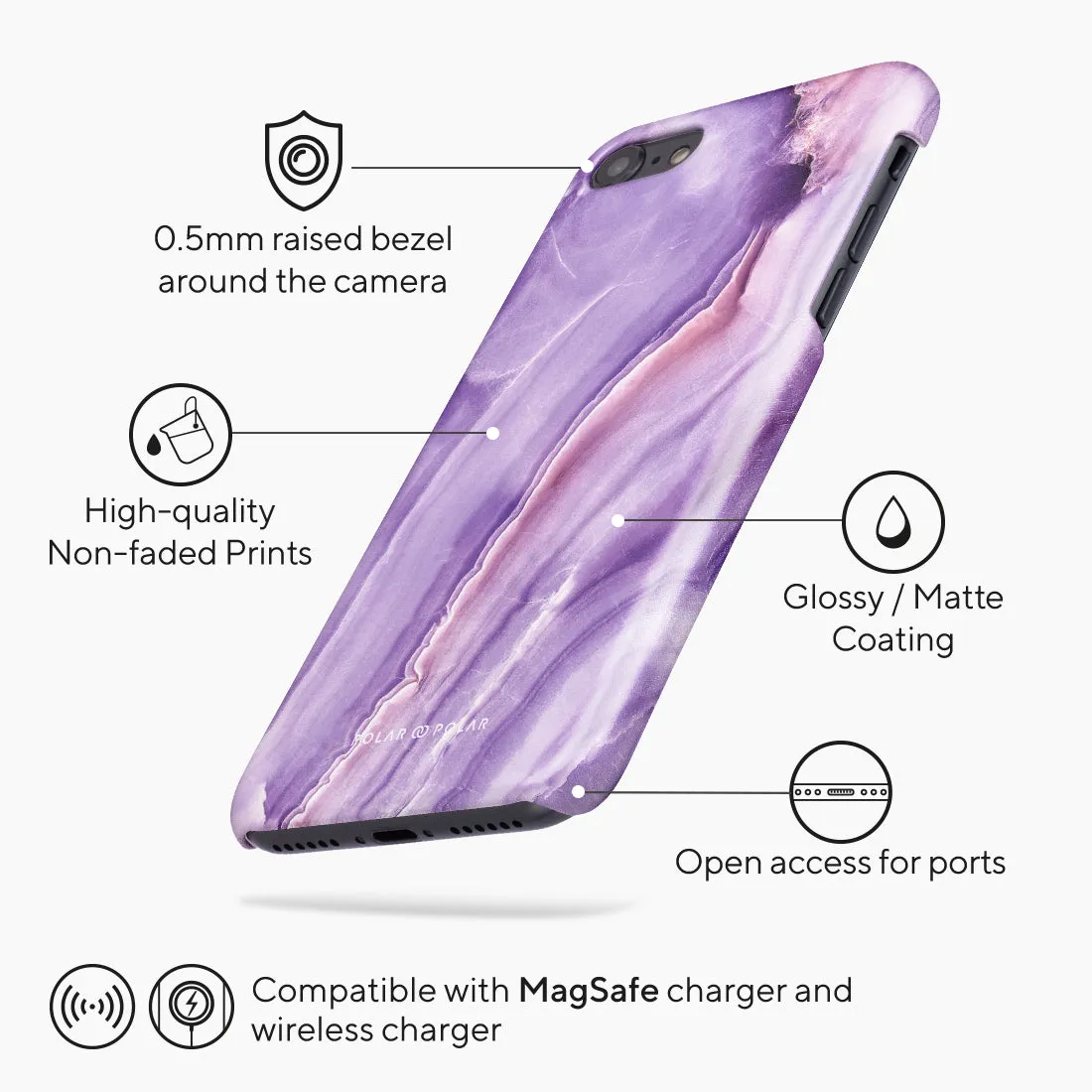 French Violet - iPhone SE3 / SE2 / 8 / 7 Case